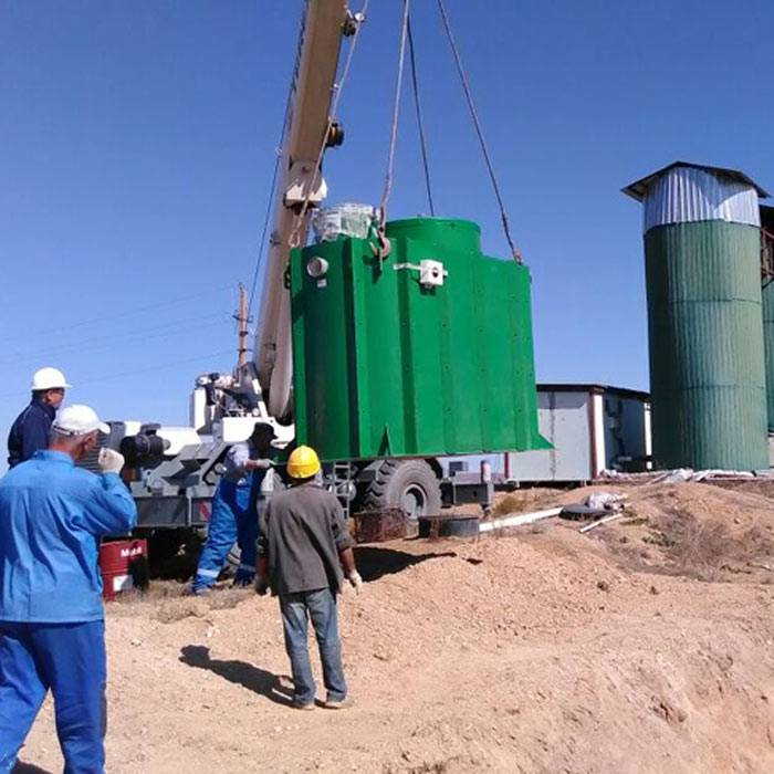 Хозяйственно-бытовой сток - 50 м3 в сутки, вахтовый посёлок, Республика Казахстан