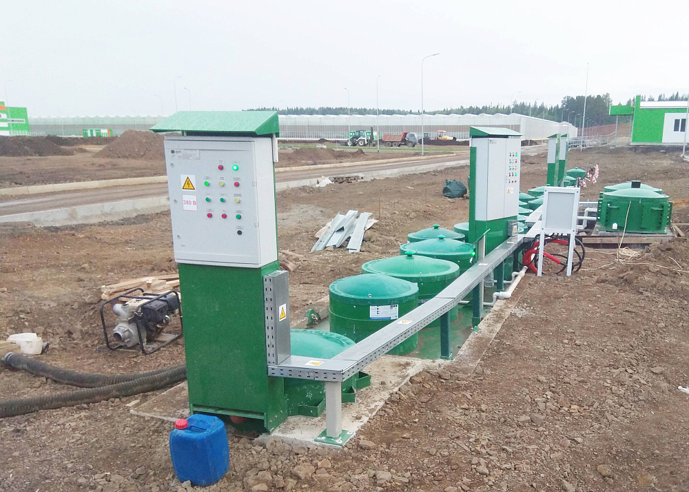 КНС для хозяйственно-бытовых стоков, Пермский край, "Тепличные технологии" 