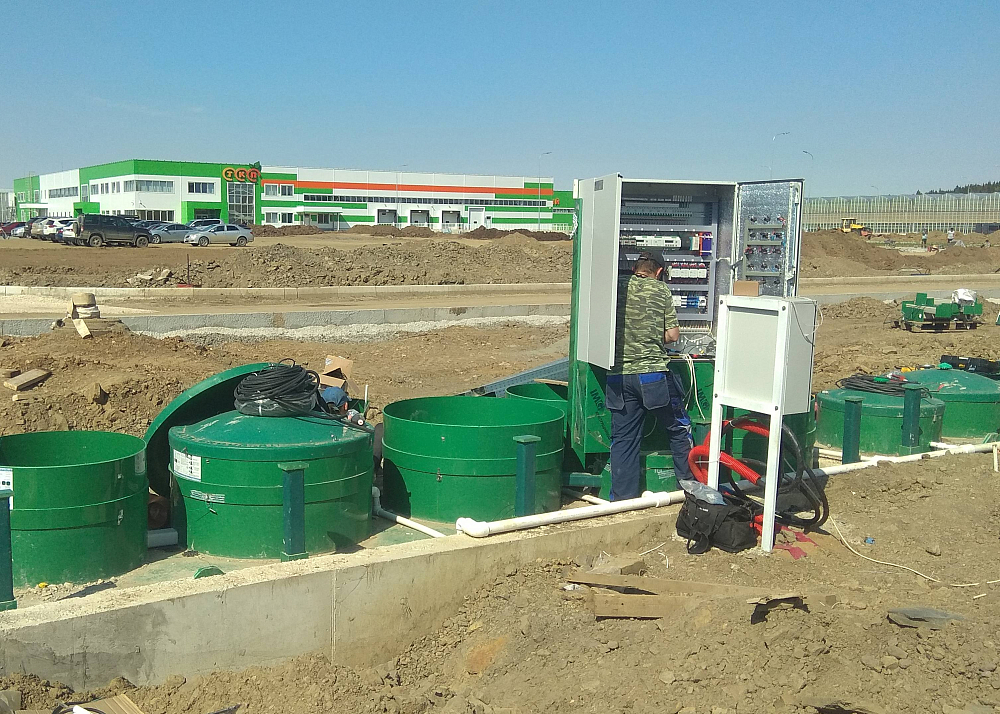 КНС для хозяйственно-бытовых стоков, Пермский край, "Тепличные технологии" 